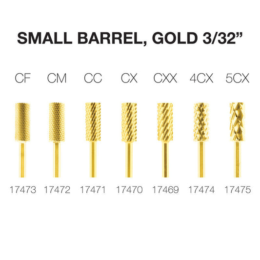 CRE8TION GOLD CARBIDE SMALL BARREL 3/32"