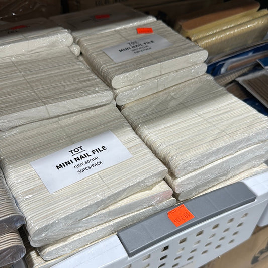 TOT MINI NAIL FILE (BOX-2500/5000 PCS)
