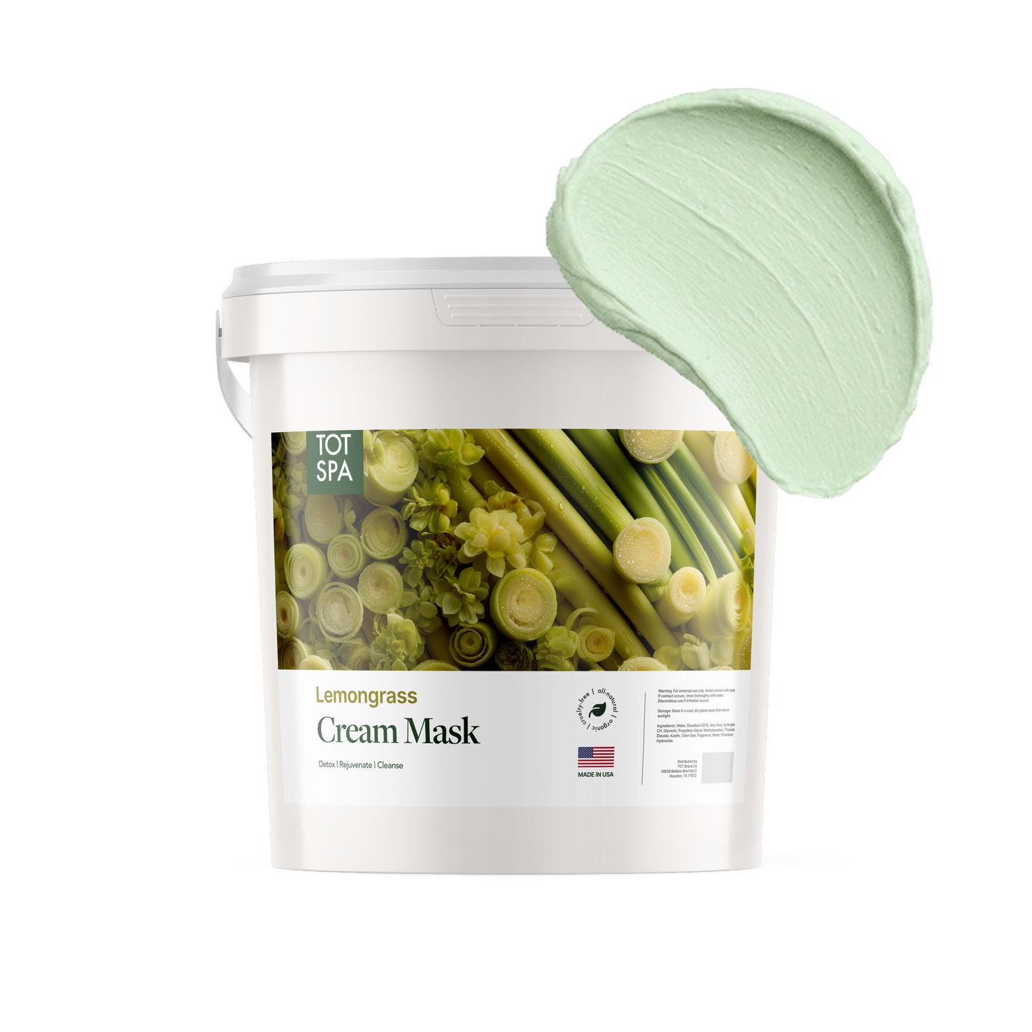 TOT Cream Mask Lemongrass 5 Gallon