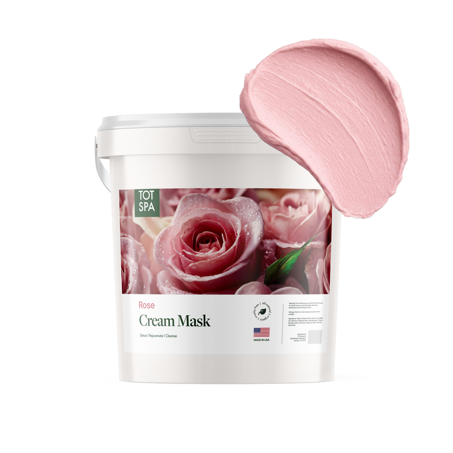 TOT Cream Mask Rose 5 Gallon