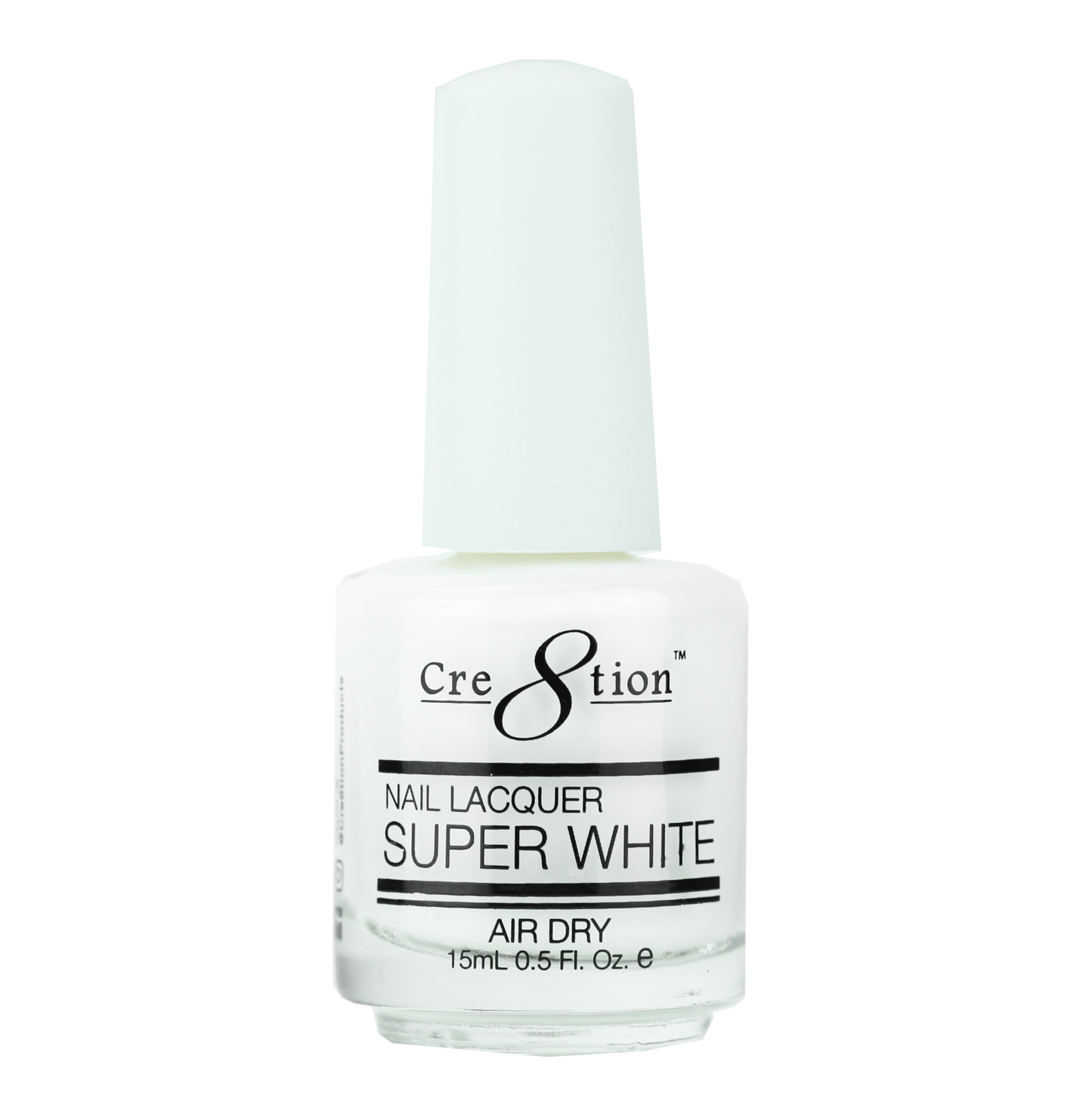 CRE8TION NAIL LACQUER SUPER WHITE (6 PC)