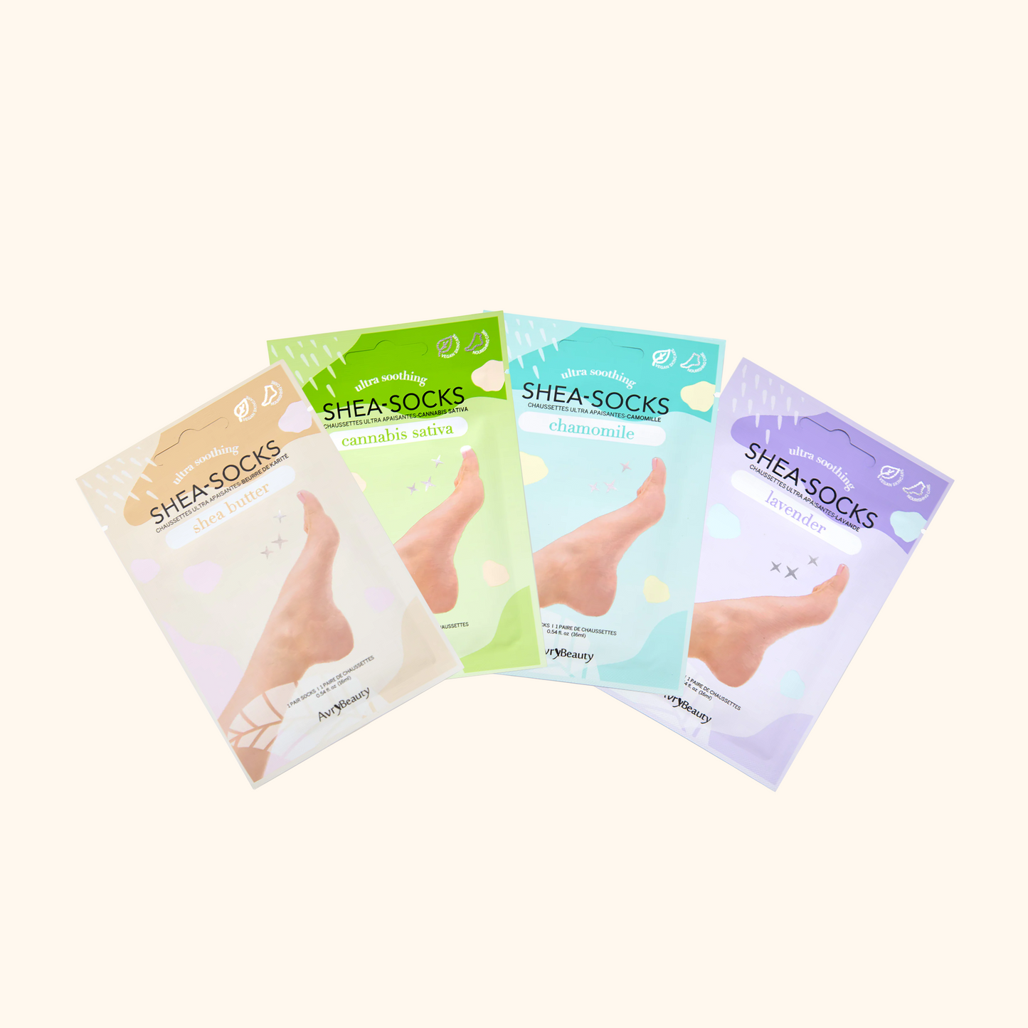 AVRY BEAUTY SHEA-SOCKS (ULTRA SOOTHING) 300 PAIRS