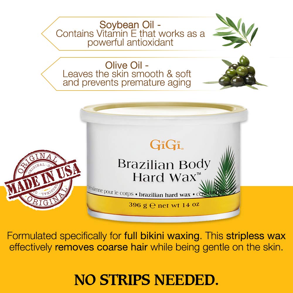 GIGI BRAZILIAN BODY HARD WAX (CASE-24 PC)