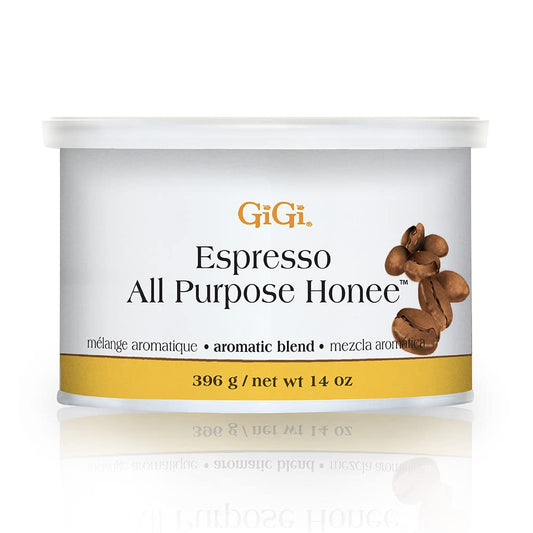 GIGI ESPRESSO INFUSED ALL PURPOSE HONEE WAX (CASE-24 PC)