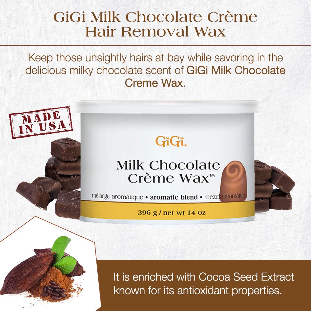GIGI MILK CHOCOLATE INFUSED CRÈME WAX (CASE-24 PC)