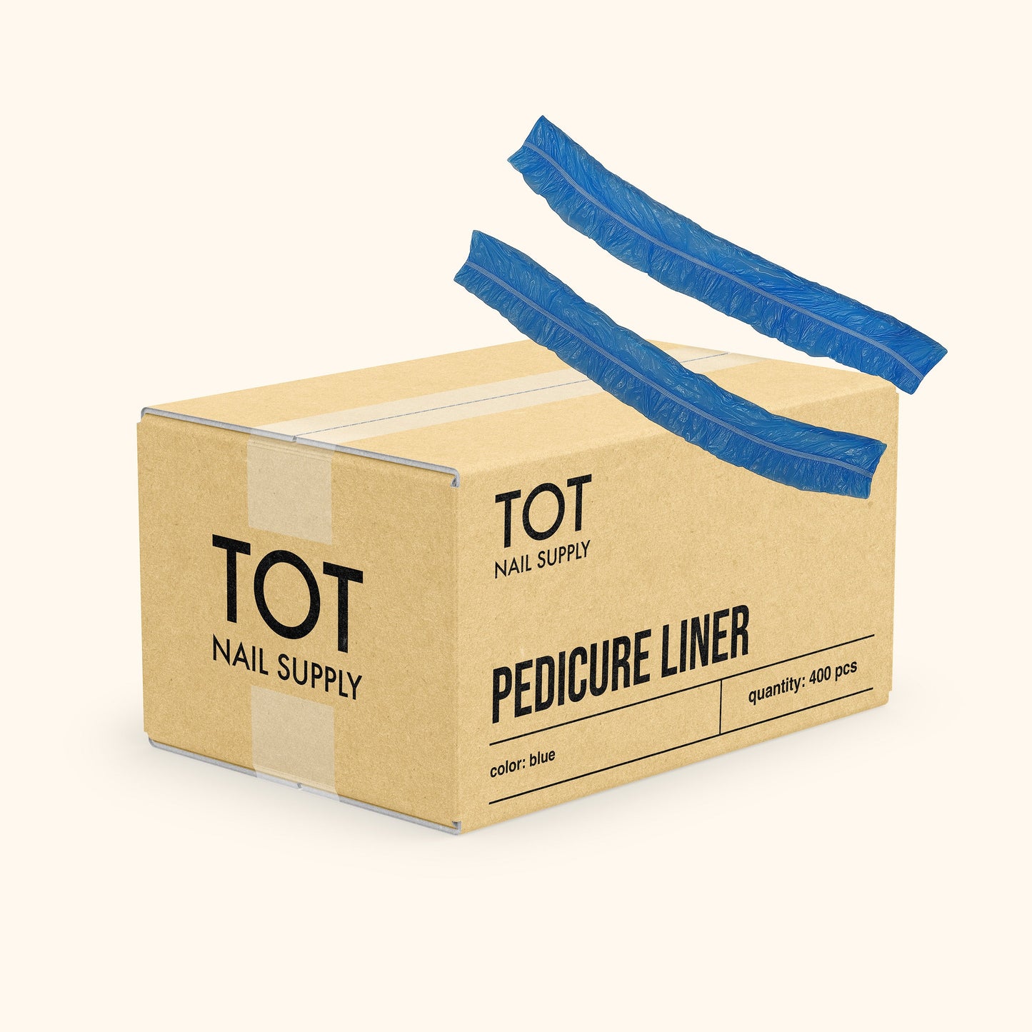 TOT PEDICURE LINER (400 PC)