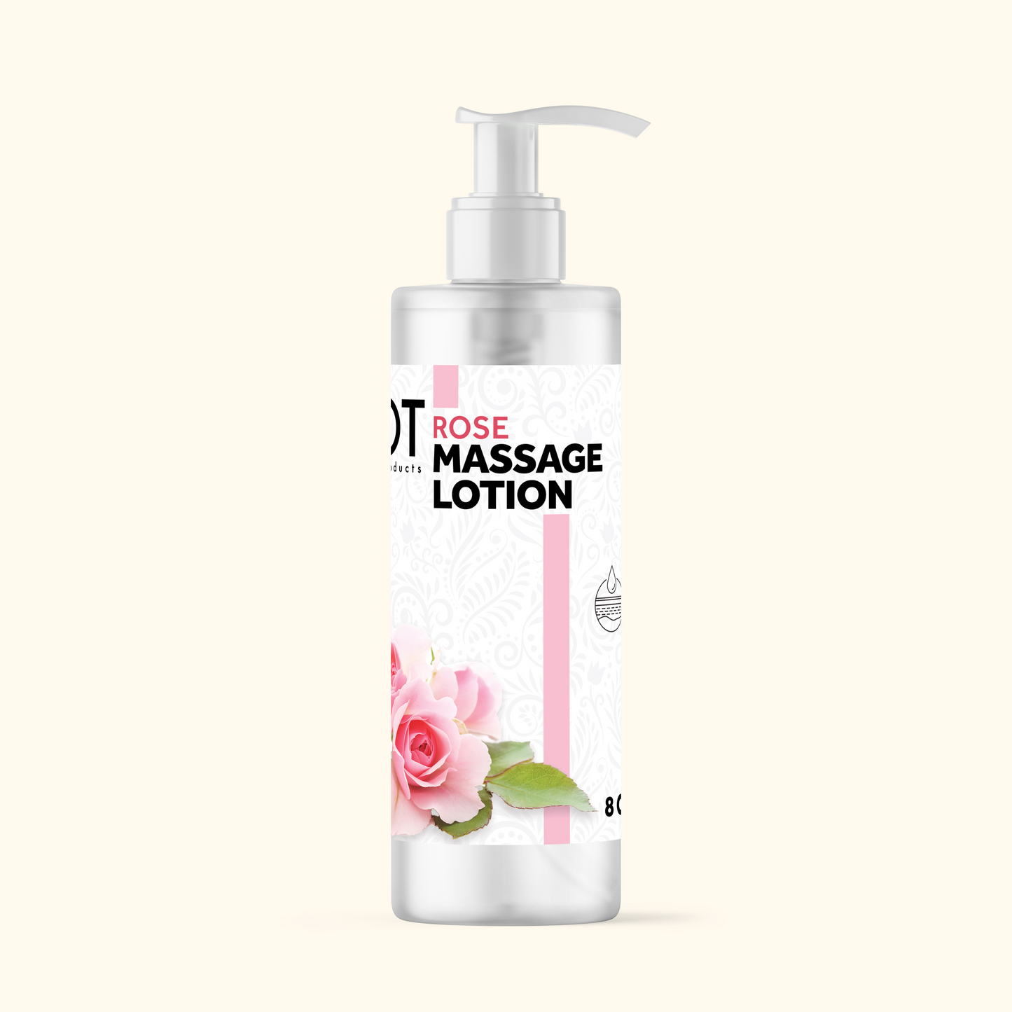 TOT MASSAGE LOTION 8 OZ (CASE)