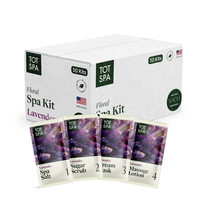TOT SPA 4 STEP PEDICURE KIT (50 KITS)