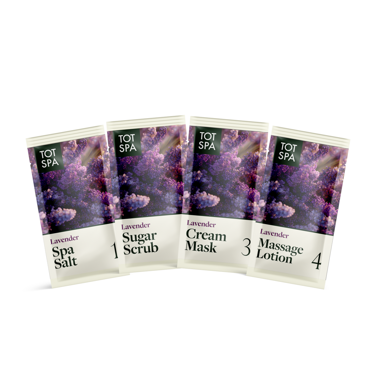TOT SPA 4 STEP PEDICURE KIT (50 KITS)