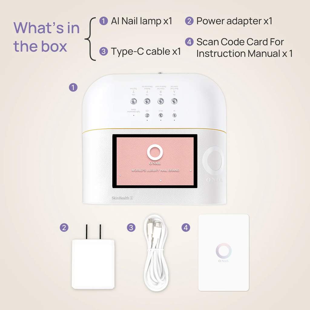 O Nail AI Nail Lamp Pro Max White