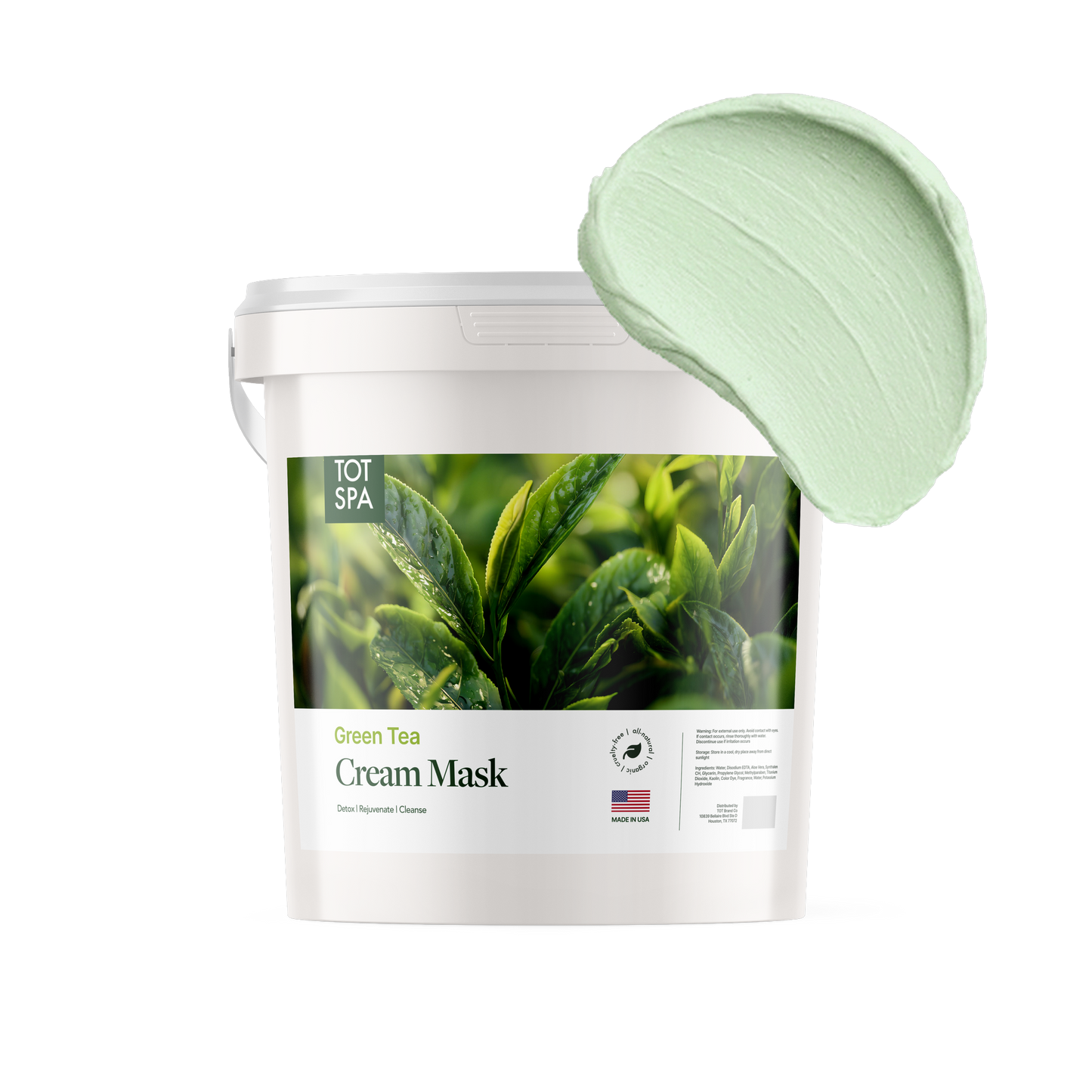 TOT Cream Mask Green Tea 5 Gallon
