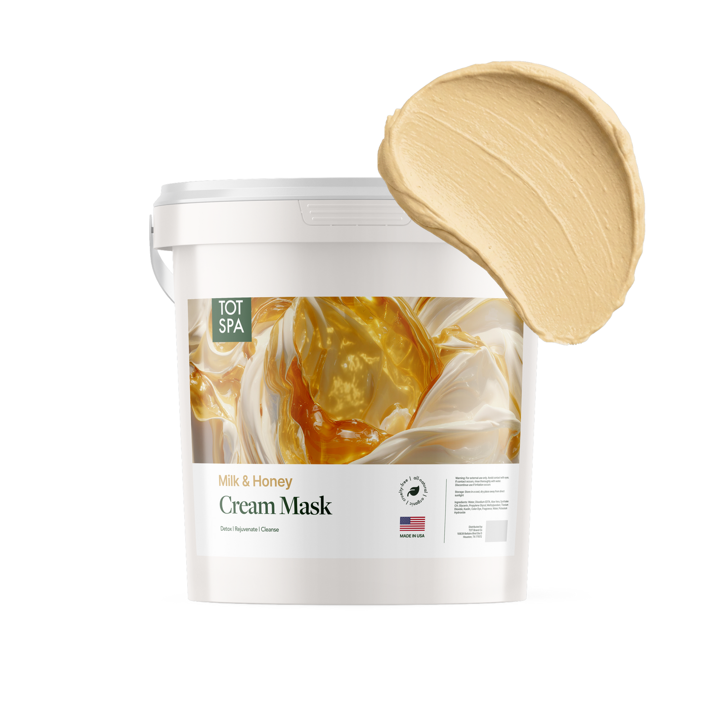 TOT Cream Mask Milk & Honey 5 Gallon