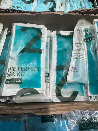 TOT SPA SUGAR SCRUB POUCH 2 OZ (300 PC)