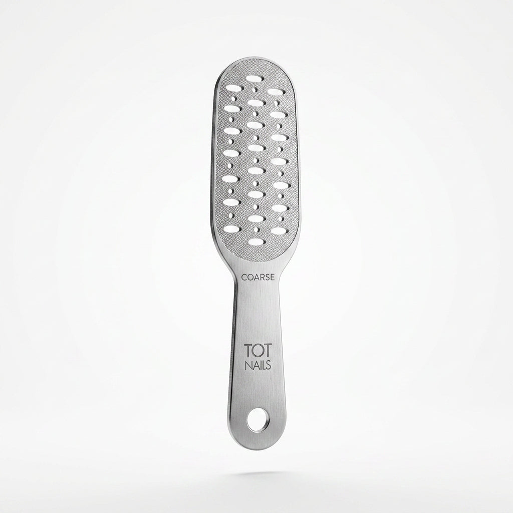 TOT NAILS Stainless Steel Dual-Sided Foot File