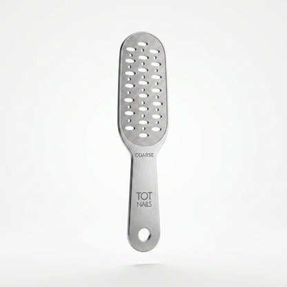 TOT NAILS Stainless Steel Dual-Sided Foot File