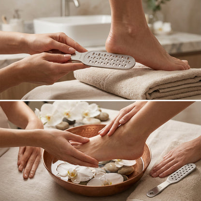TOT NAILS Stainless Steel Dual-Sided Foot File