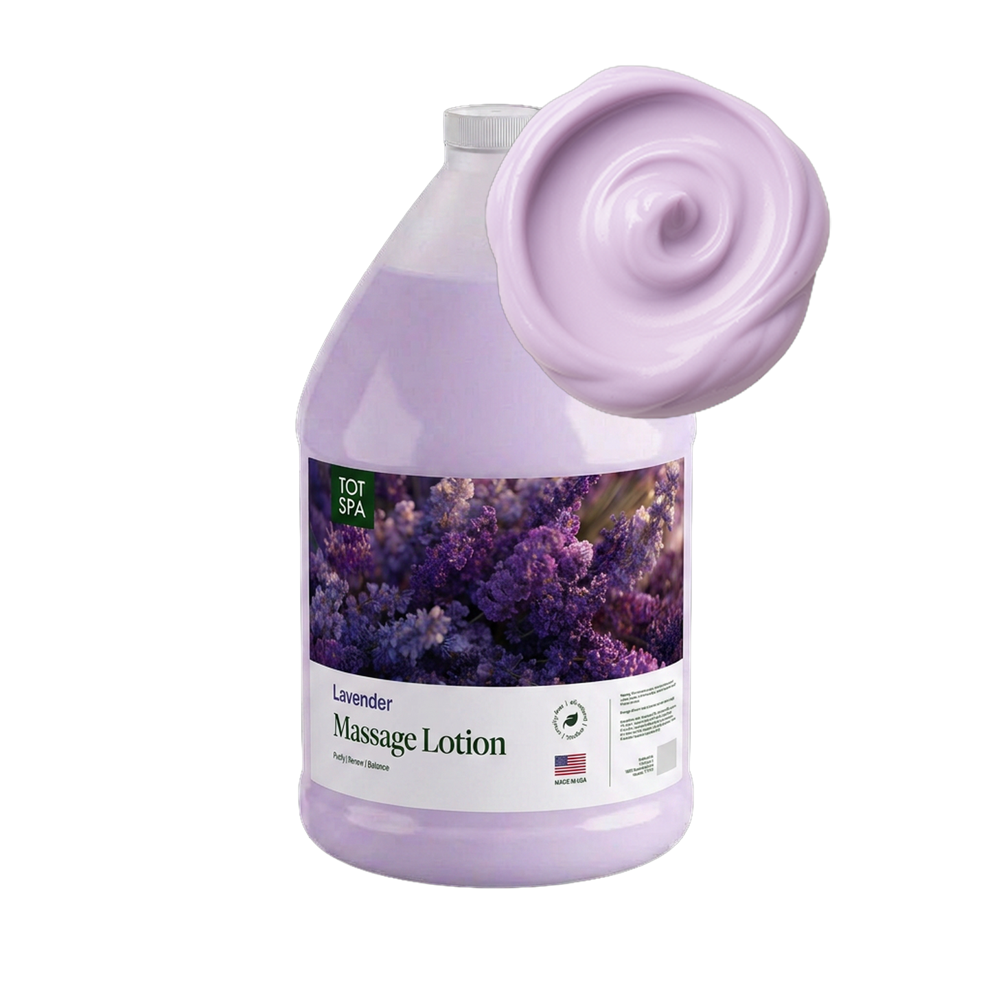 TOT Massage Lotion Lavender 1 Gallon Case