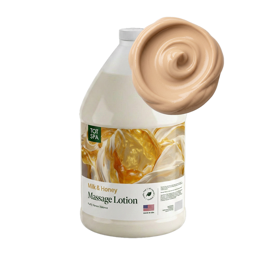 TOT Massage Lotion Milk & Honey 1 Gallon Case