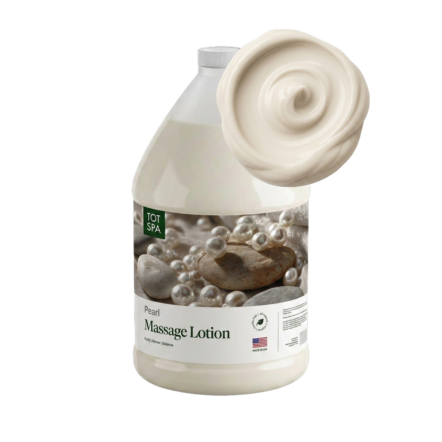 TOT Massage Lotion Pearl 1 Gallon Case