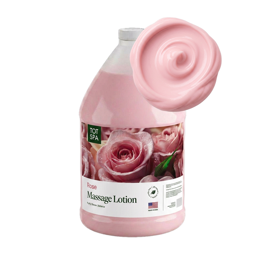 TOT Massage Lotion Rose 1 Gallon Case