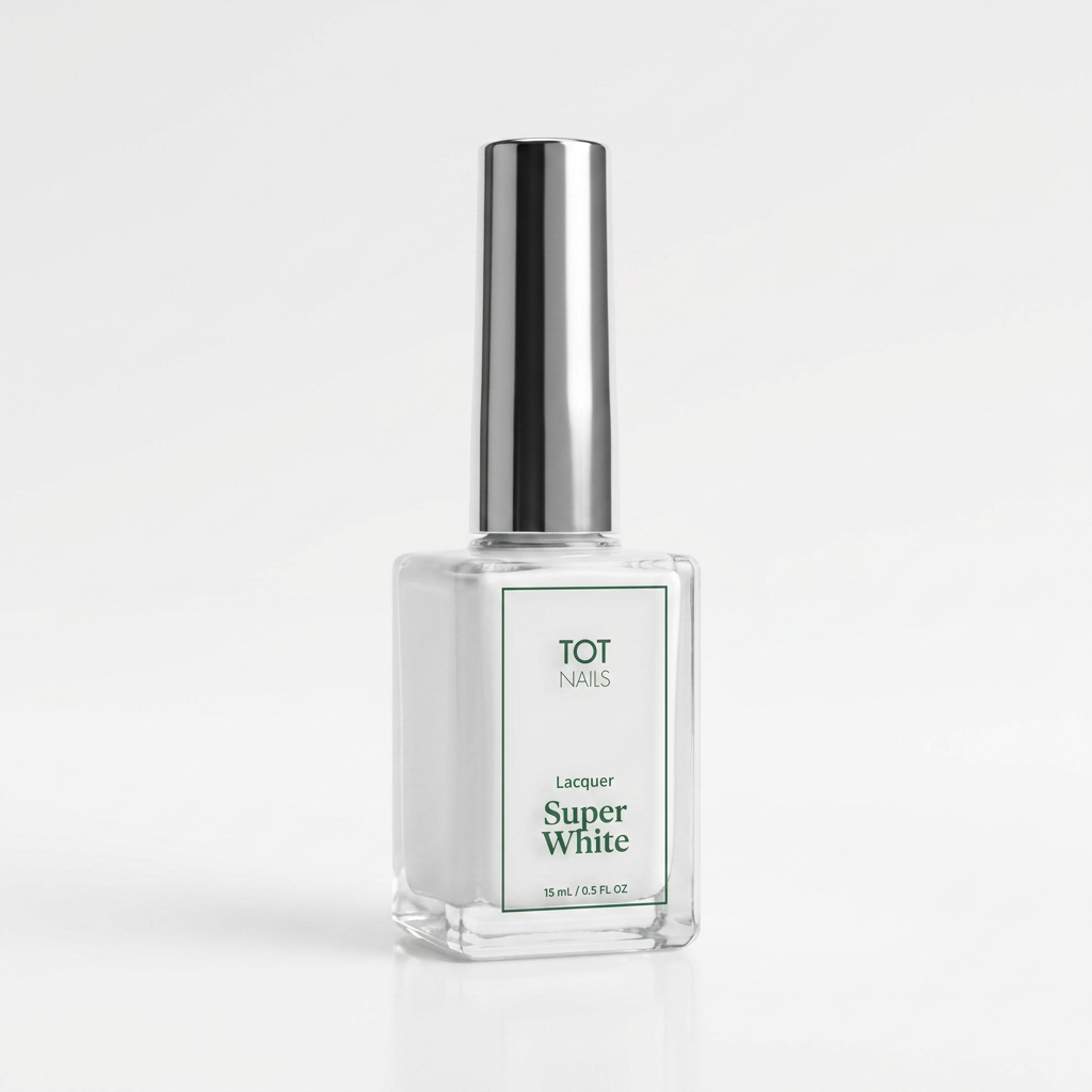 TOT NAILS Lacquer Super White