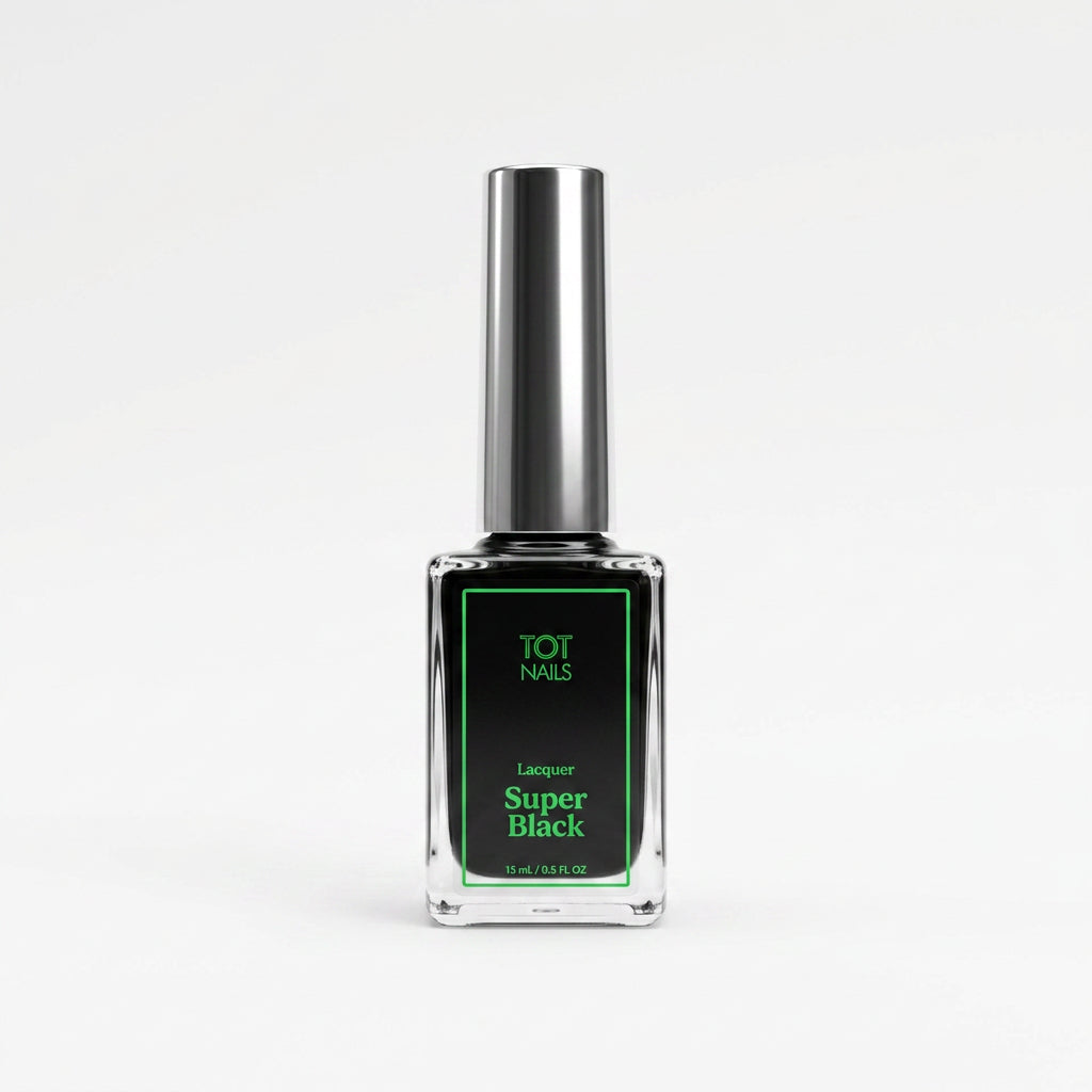TOT NAILS Lacquer Super Black