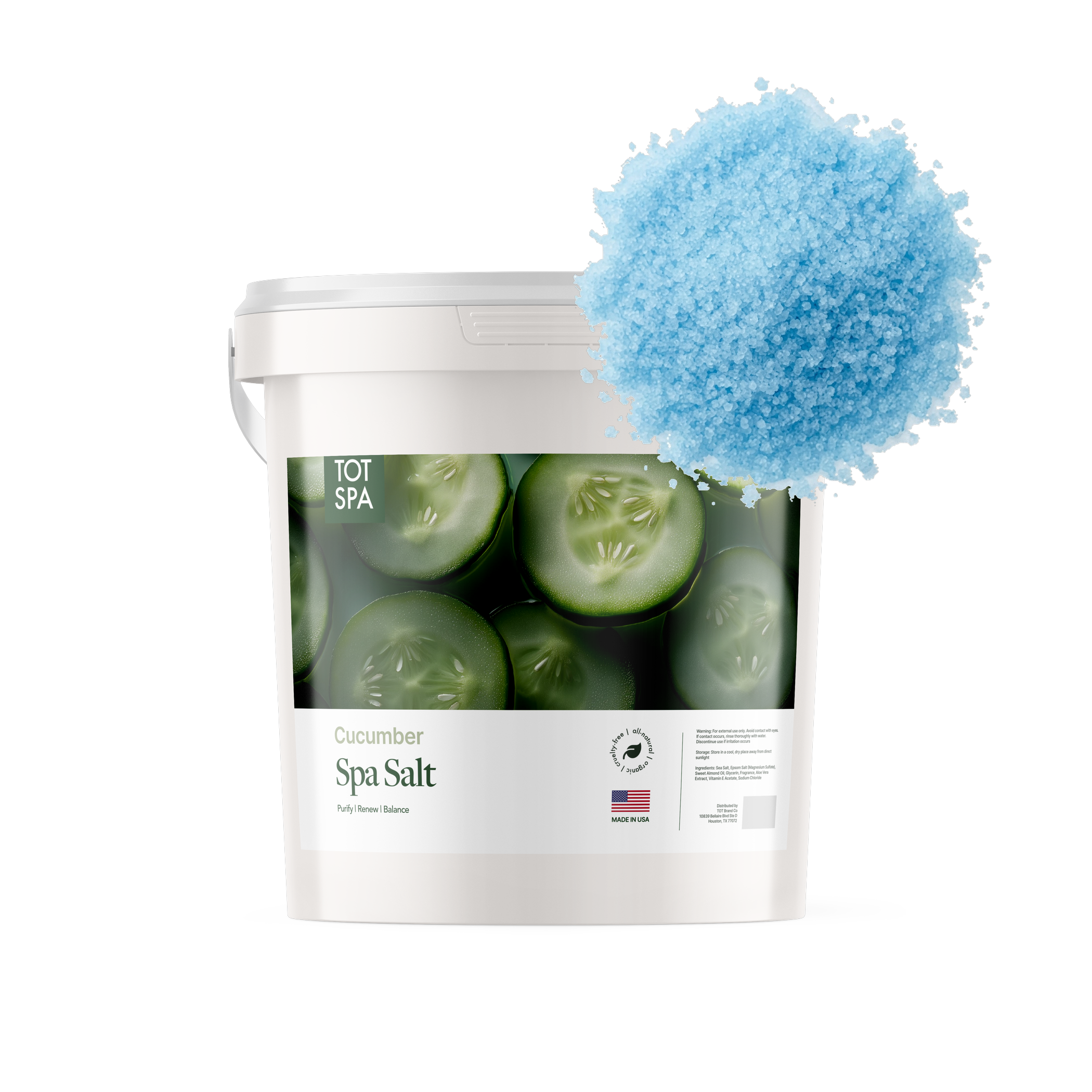 TOT Spa Salt Cucumber 5 Gallon