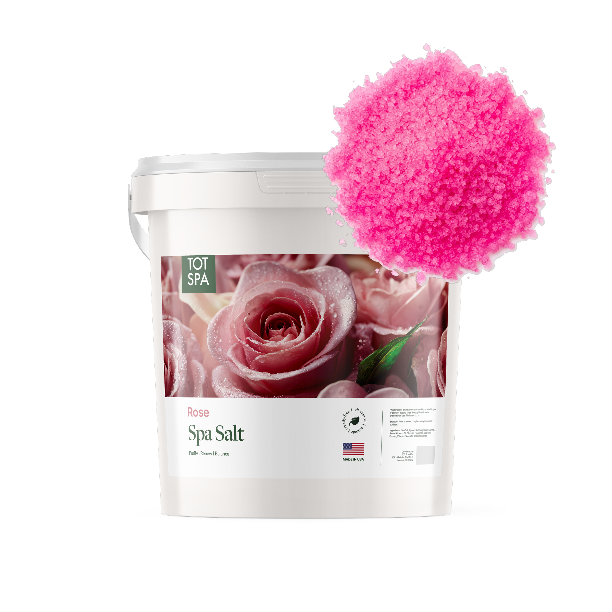TOT Spa Salt Rose 5 Gallon