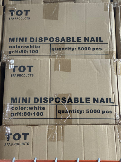 TOT MINI NAIL FILE (BOX-2500/5000 PCS)
