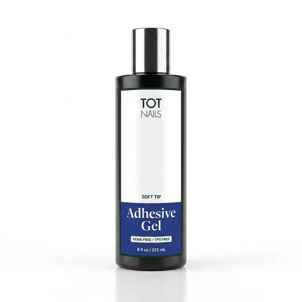TOT NAILS Soft Tip Adhesive Gel 8 OZ Refill