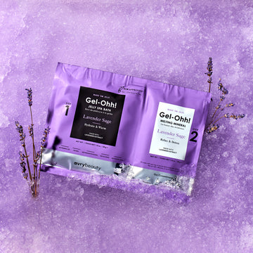 Avry Beauty Jelly Spa Kit Lavender Sage 1 Case (120 Kits)