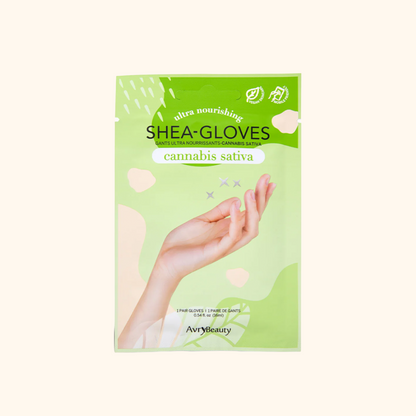 Avry Beauty Shea-Gloves Cannabis Sativa 1 Case (300 Packs)