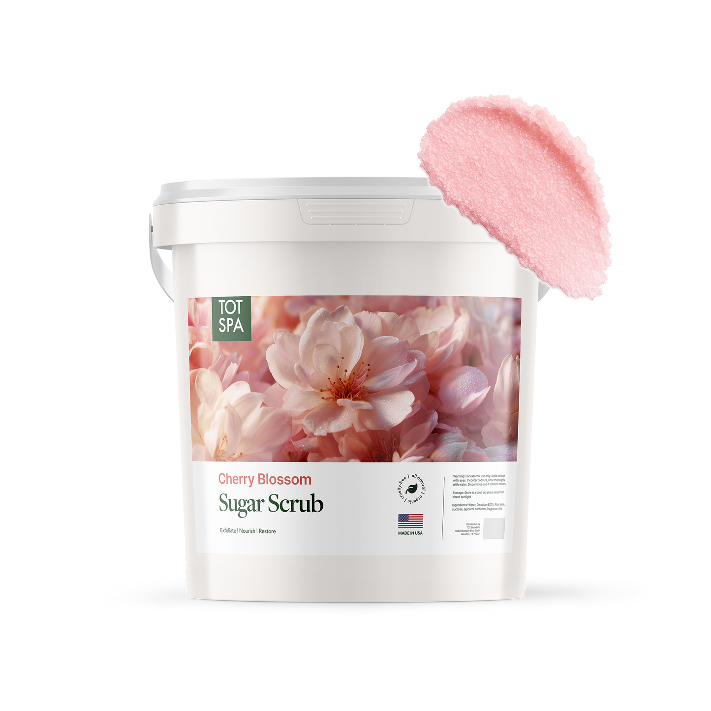 TOT Sugar Scrub Cherry Blossom 5 Gallon
