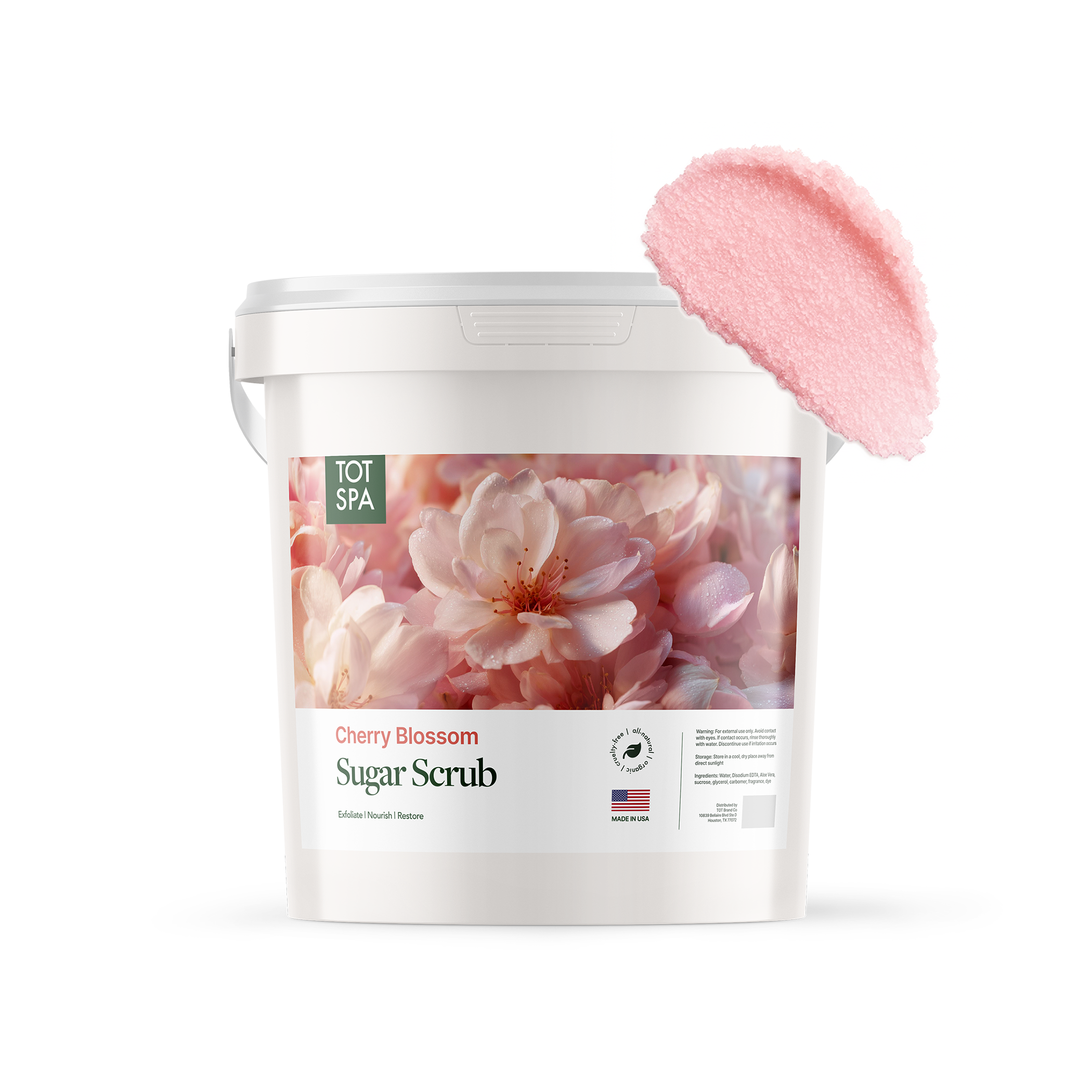 TOT Sugar Scrub Cherry Blossom 5 Gallon