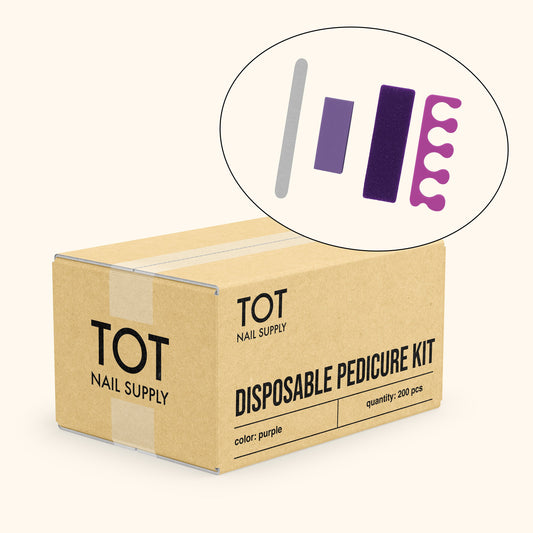 TOT DISPOSABLE PEDICURE KIT (200 PC)