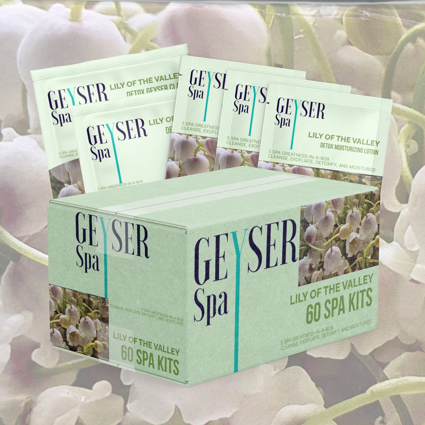 Geyser Spa 5 Step Pedicure Kit Lily Case