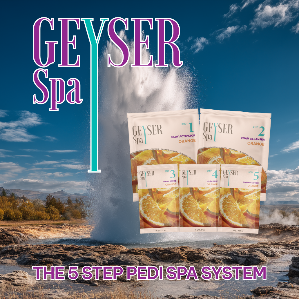GEYSER SPA 5 STEP PEDICURE KIT (CASE)