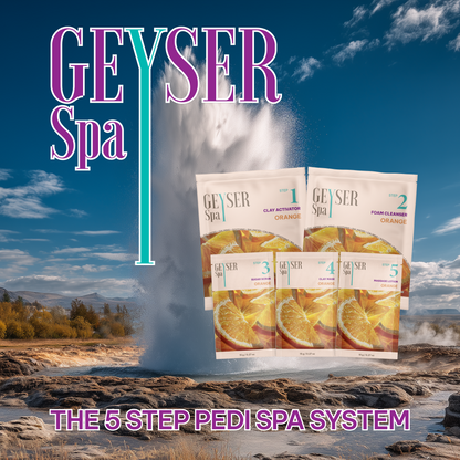 GEYSER SPA 5 STEP PEDICURE KIT (CASE)