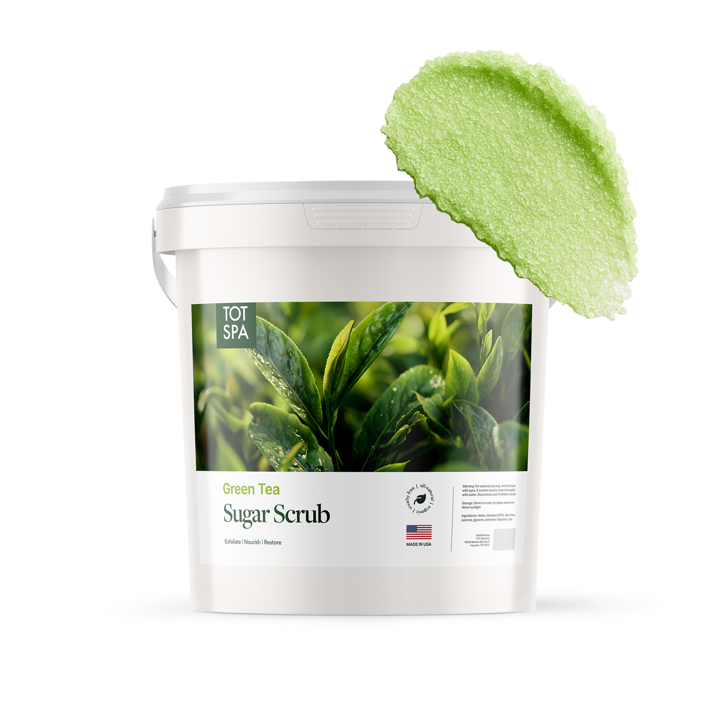 TOT Sugar Scrub Green Tea 5 Gallon