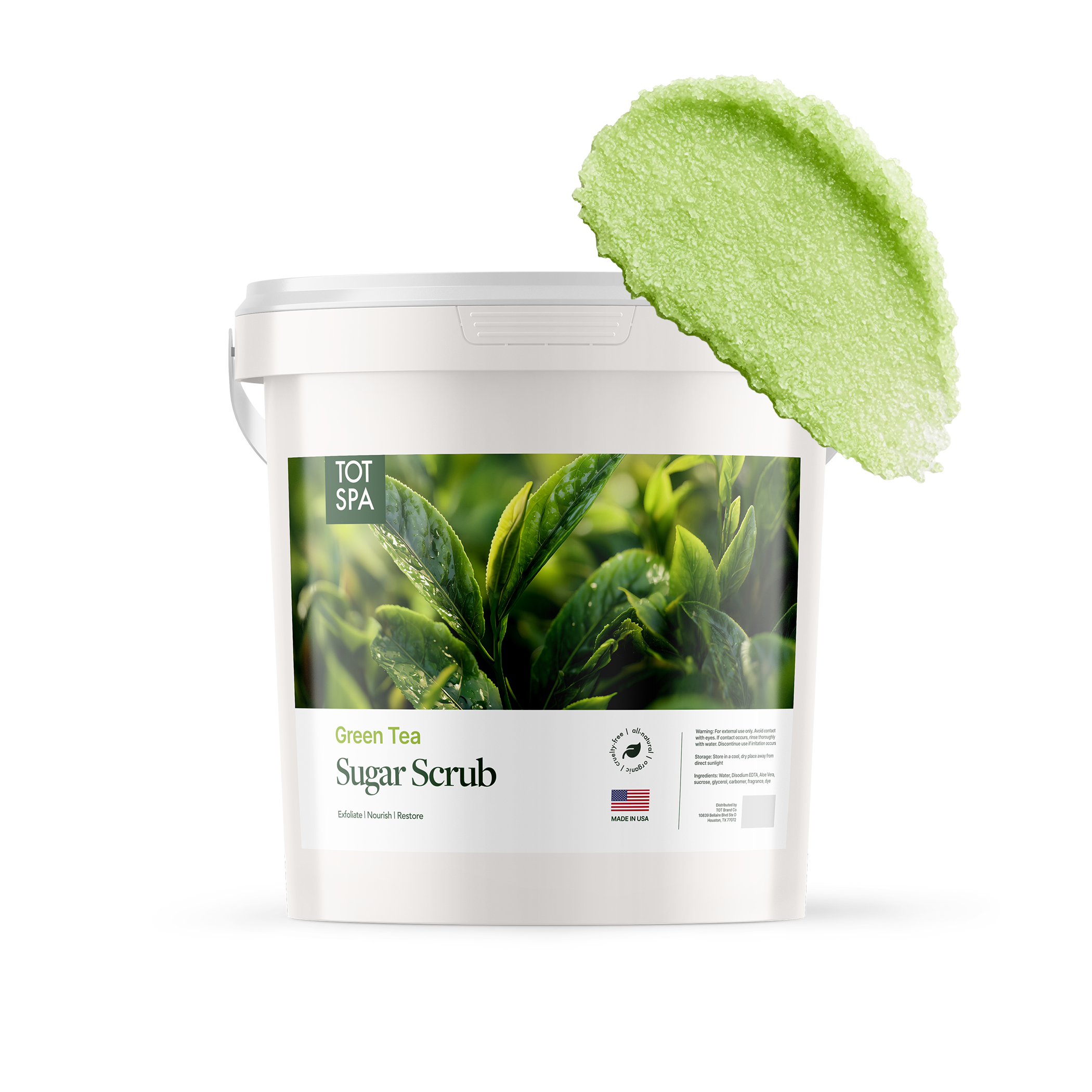 TOT Sugar Scrub Green Tea 5 Gallon