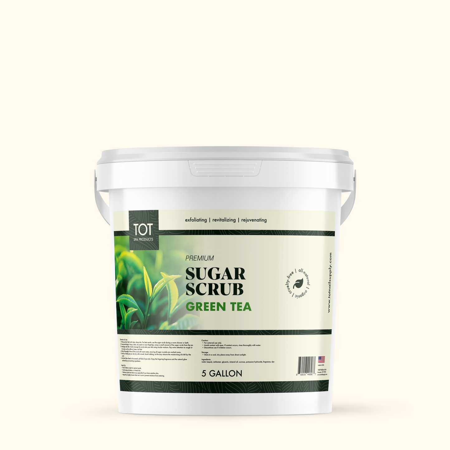 TOT Sugar Scrub Green Tea 5 Gallon