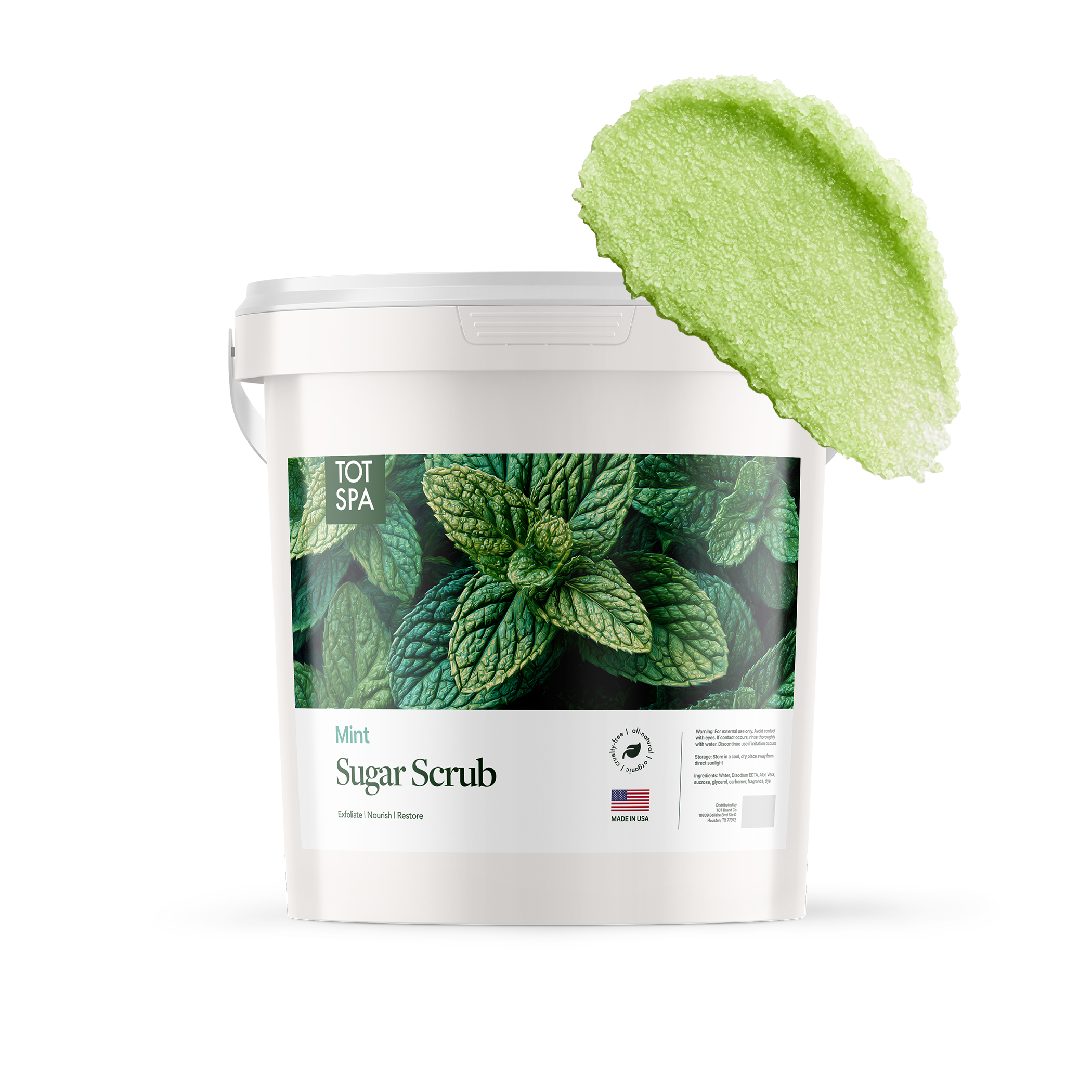 TOT Sugar Scrub Mint 5 Gallon
