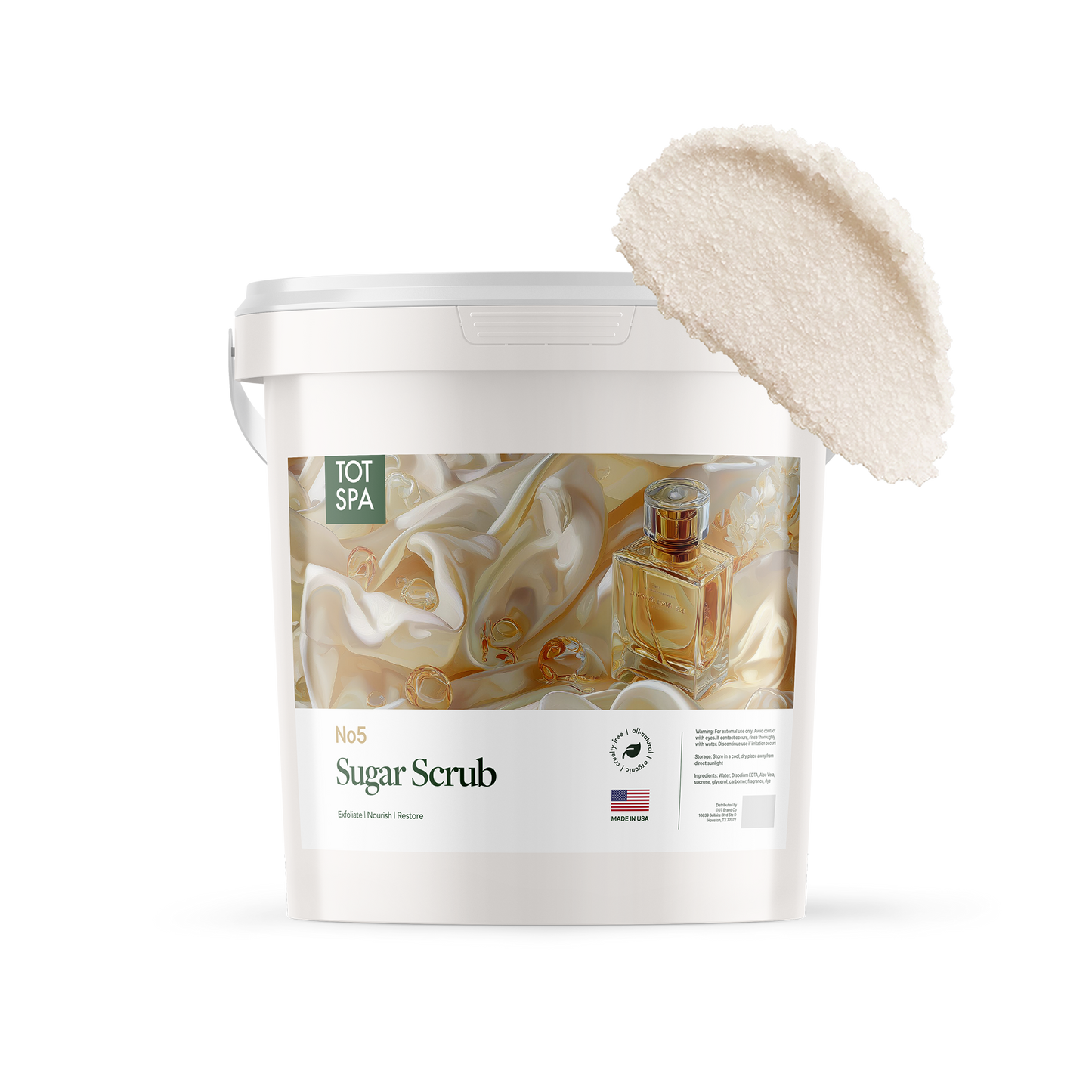 TOT Sugar Scrub No5 5 Gallon