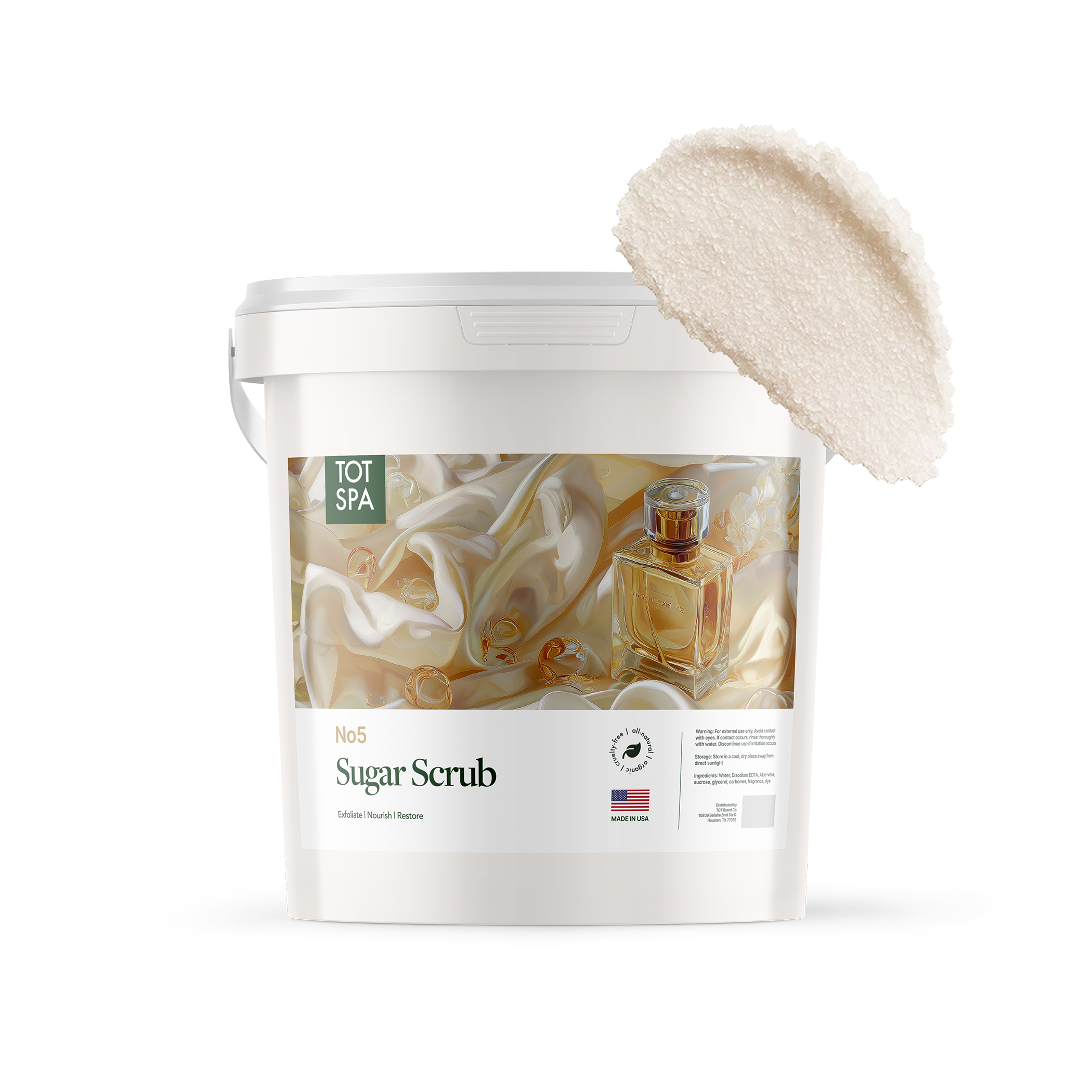 TOT Sugar Scrub No5 5 Gallon