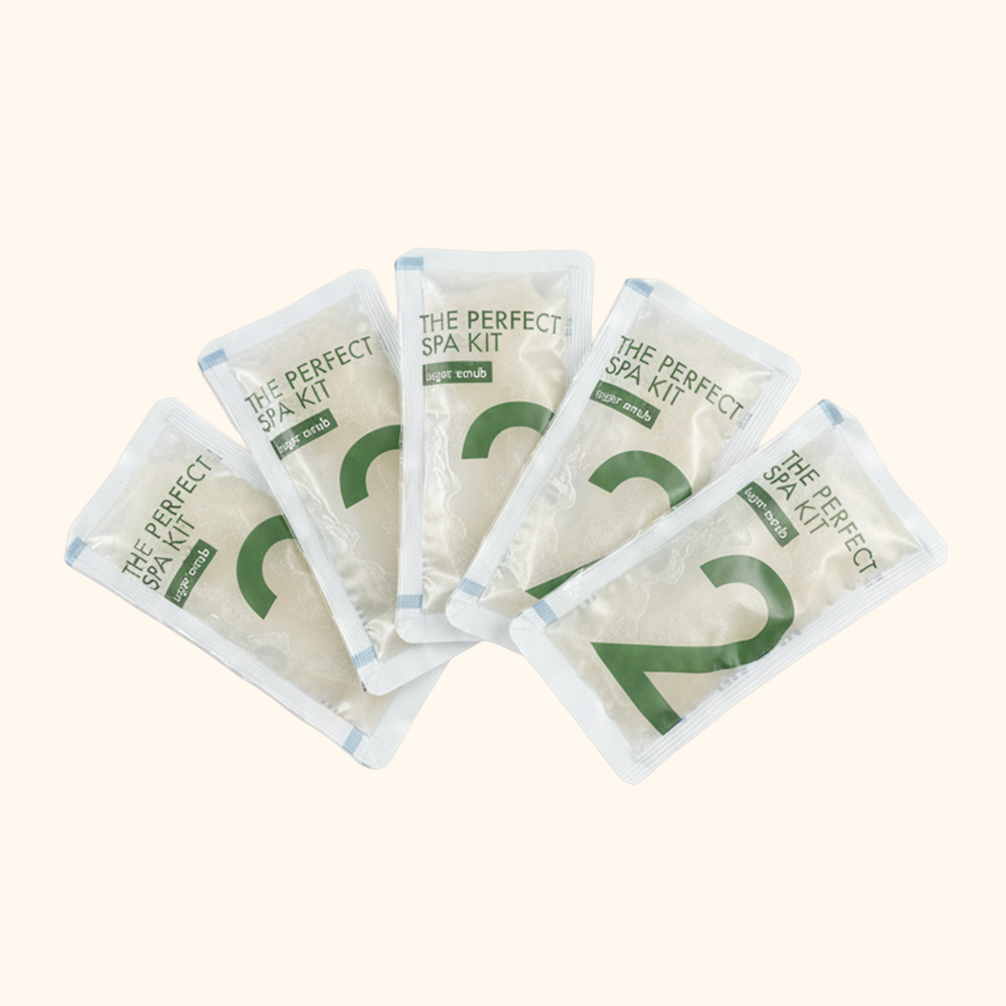 TOT SPA SUGAR SCRUB POUCH 2 OZ (300 PC)