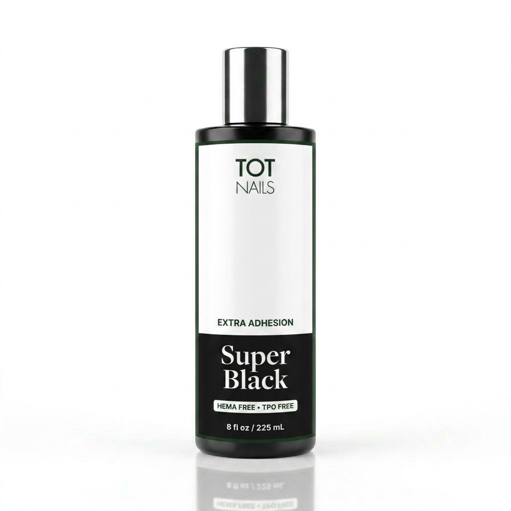 TOT NAILS Soak Off Gel Super Black