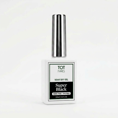 TOT NAILS Soak Off Gel Super Black