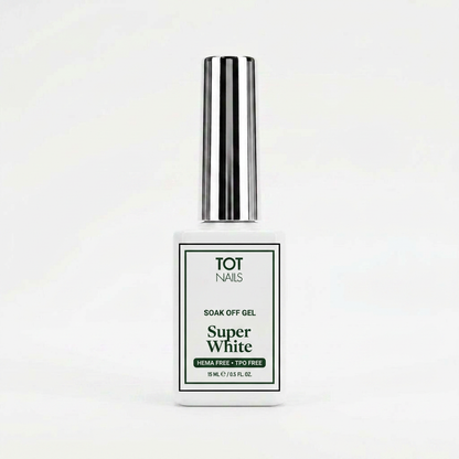 TOT NAILS Soak Off Gel Super White