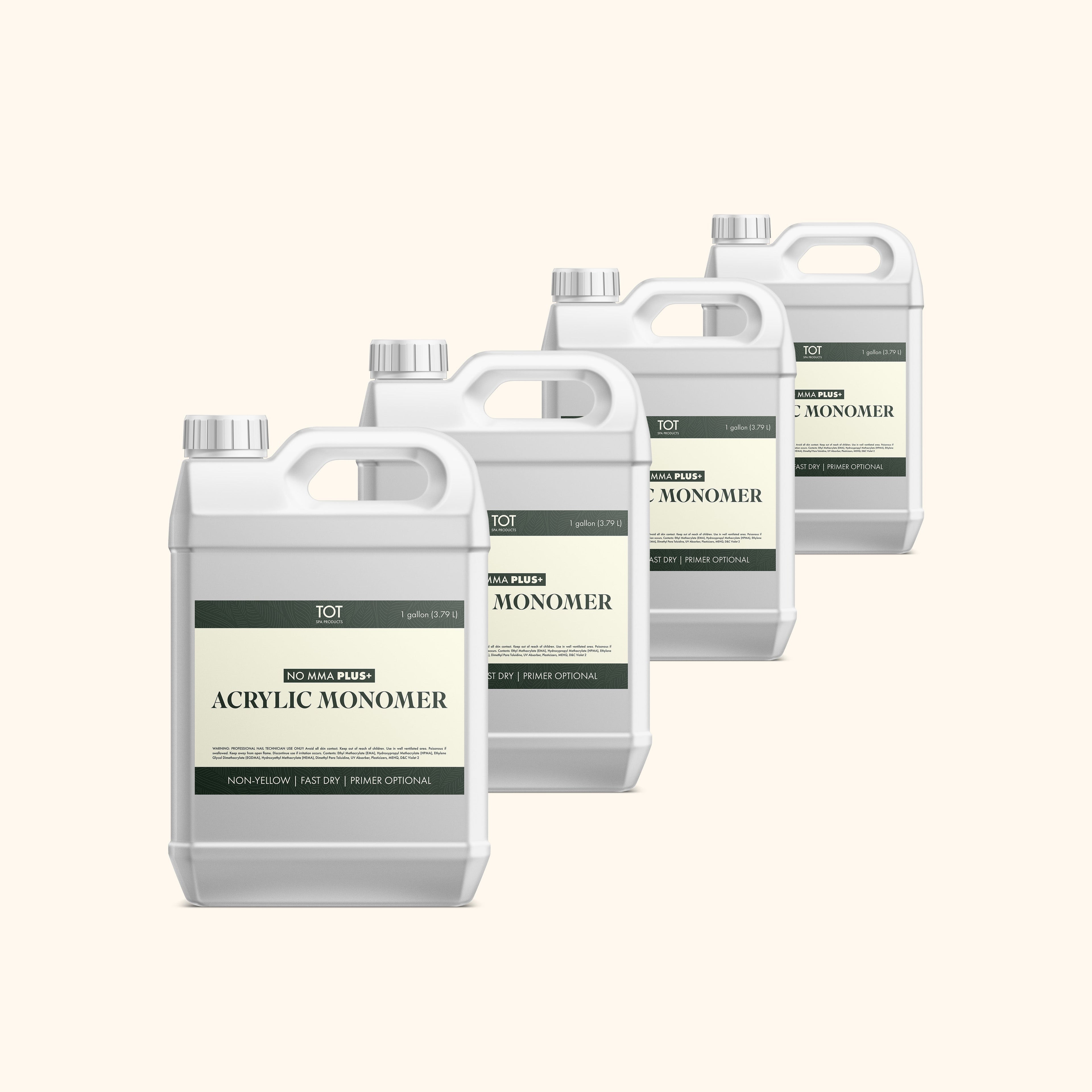 TOT Acrylic Monomer Liquid No MMA Plus+ 1 Gallon