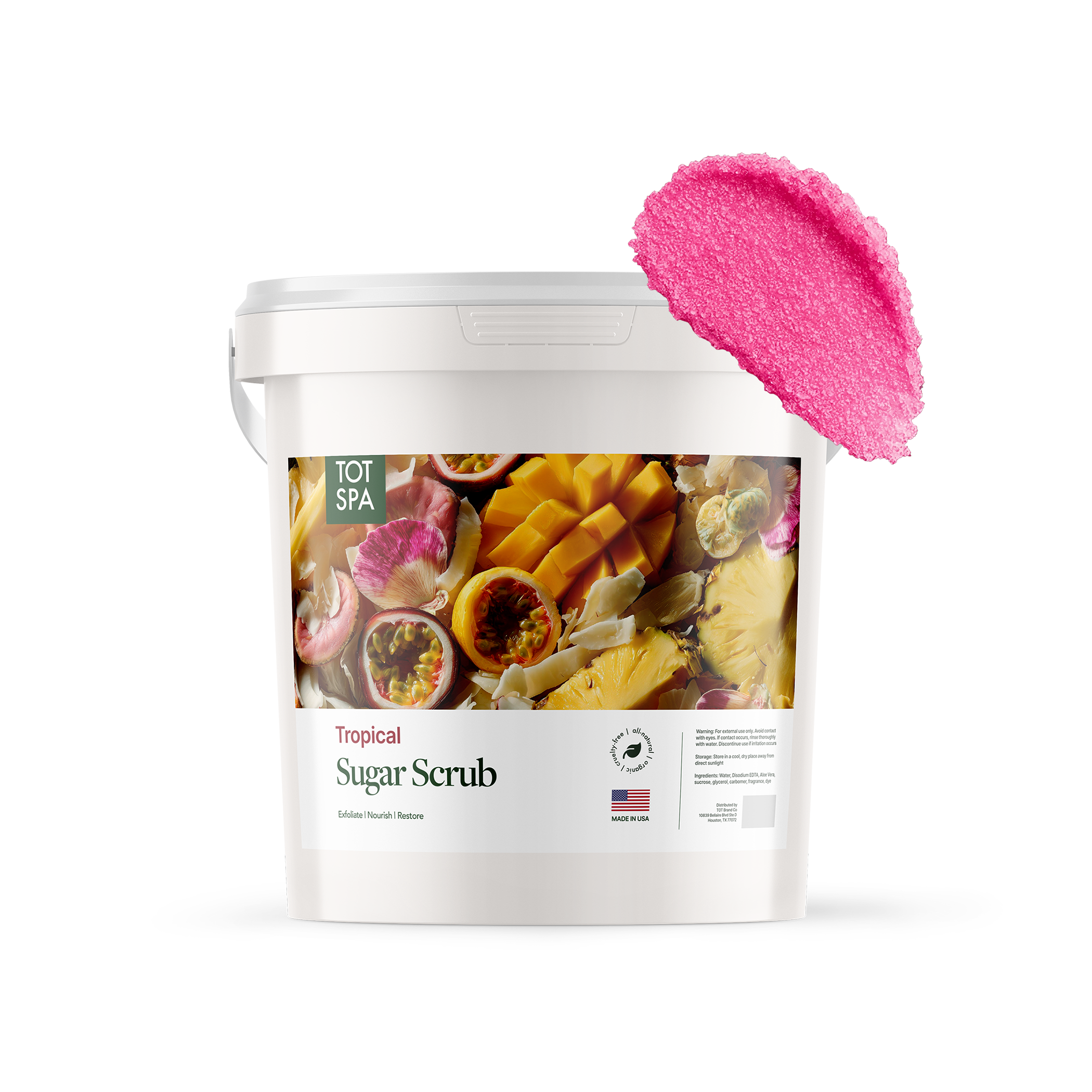 TOT Sugar Scrub Tropical 5 Gallon